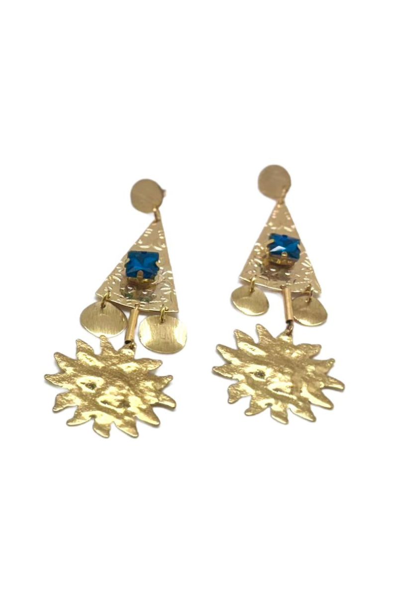 Pendientes Luz Azul